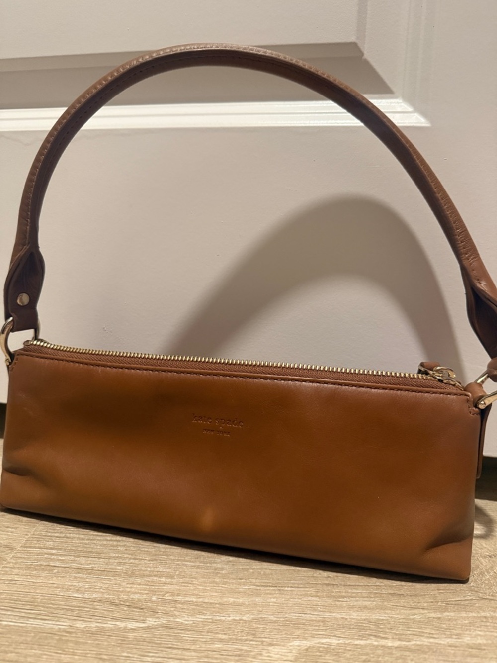 Kate Spade Brown Leather Shoulder Bag